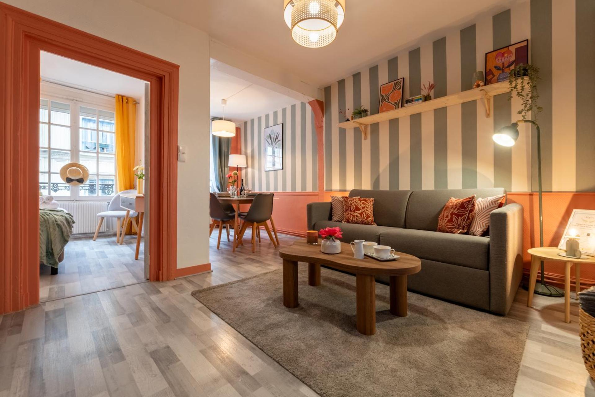 Olympe By Kleidos, Appartement 4P, Rue Calme, Centre Historique, Proche Gare Rouen Exterior foto